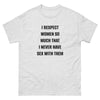 Respect Women tee