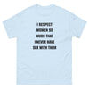 Respect Women tee